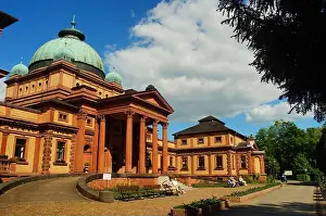 Bathhouse Prints: BAD HOMBURG, GERMANY - May 30, 2021: The Kaiser-Wilhelms-Bad in Bad Homburg