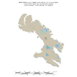 Baffin Island Prints: Baffin Island in the Baffin Bay