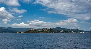 Livorno Prints: Bagnaia from the sea, Elba Island, Italy