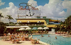 Lauderdale Prints: Bahia Mar & Town House. Fort Lauderdale. 1957