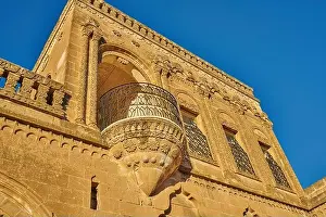 Staying Prints: Balcony and windows of Midyat Konuk Evi (Midyat Guest House), Mardin, Turkey