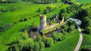 Decaying Prints: Baldenau Castle Ruins near Morbach-Hundheim