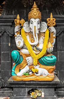 Ganesha Prints: Bali, Indonesia - February 25, 2019: Ulun Danu Beratan Temple in Bedoegoel