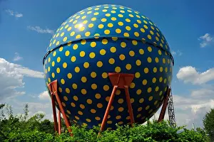 North Rhine Westphalia Prints: The Ball, spherical gas container