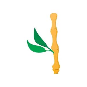 Feng Shui Prints: Bamboo stem cartoon icon