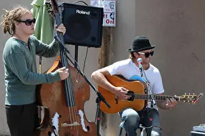 A band plays at the Park Silly Sunday Market in Park City, Utah