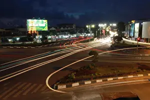 Freeway Prints: Banda Aceh, April 20, 2011. Situation and environment of the Simpang Surabaya intersection