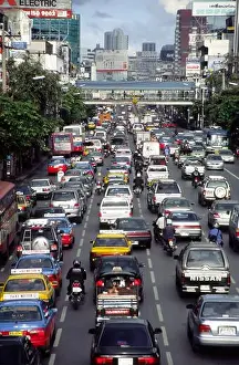 Chaos Prints: Bangkok, Thailand - 19 June 2004; Bangkok is at war with cars