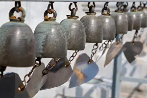 Ringing Prints: Bangkok, Thailand. Bells at the Wat Traimit Temple of the Golden Buddha