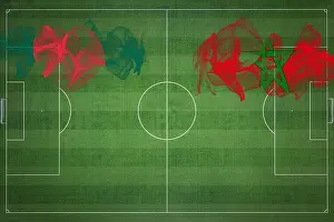 Sports Match Prints: Bangladesh vs Morocco Soccer Match