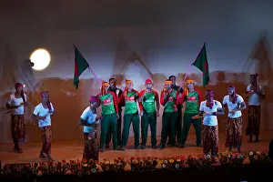 Pacom Prints: Bangladeshi soldiers perform one of their patriotic songs at exercise Shanti Prayas III in Nepal