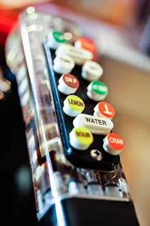 Dispenser Prints: Bar soda gun dispenser close-up picture