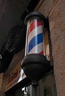 Barber Prints: barber shop sign or Barber's pole