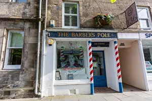 Fife Prints: The Barbers Pole, St Andrews, Fife , Scotland, UK