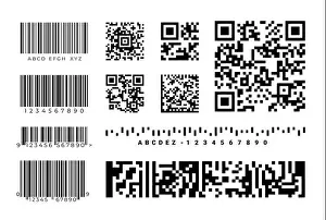 Scan Prints: Barcodes. QR-code identification labels