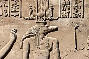Crocodile Prints: Bas relief images of the Egyptian god