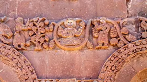 Illuminator Prints: Bas-relief of King Gagik, grapevine, in Akhtamar monastery in Van lake, Turkey