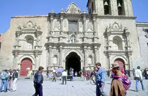 Bolivia Prints: The Basilica of San Francisco in the city of La Paz