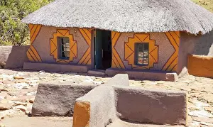 Dirt Road Prints: Basotho Cultural Village in Drakensberg Mountains South Africa