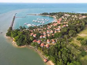 Batam Prints: Batam Indonesia - Drone view Nongsa Point Marina and Resort