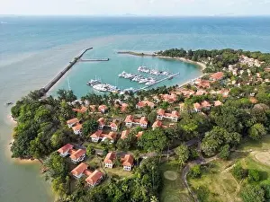 Batam Prints: Batam Indonesia - Drone view Nongsa Point Marina and Resort