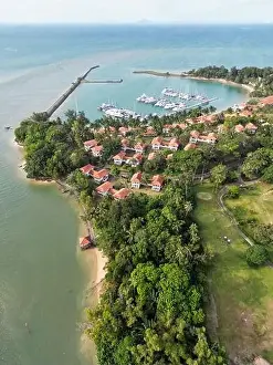 Batam Prints: Batam Indonesia - Drone view Nongsa Point Marina and Resort