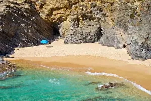Landscape Prints: Bath Beach near Porto Covo, Vicentine Coast Natural Park, Portugal