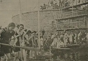 Pools Prints: Bathing pool Jersey 1912