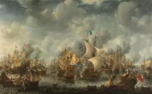 Battle of Scheveningen (Slag bij Ter Heijde)(Jan Abrahamsz. Beerstraten)
