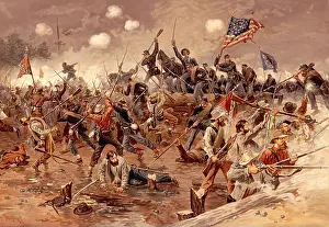 North And Central America Prints: Battle of Spotsylvania Court House