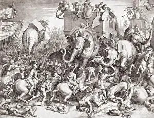 Tunisia Prints: The Battle of Zama in 202 BC