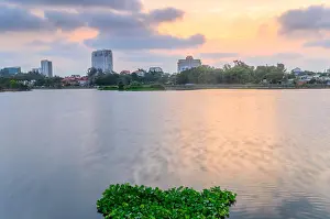 Asian Culture Prints: Bau Sen lake in Vung Tau in Viet nam