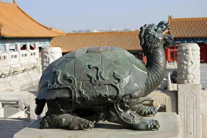 Turtle Prints: Baxia, Dragon-Headed Tortoise at the Forbidden City, China