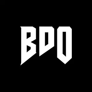 Minimalist Logo Prints: BDO letter logo design for technology company