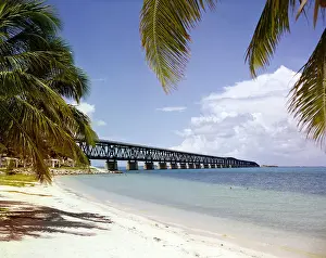 State Park Prints: beach at Bahia Honda State Park in the Florida USA Keys