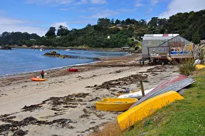 Hire Prints: Beach waterfront, Halfmoon Bay