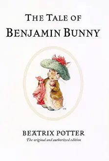 Book Cover Prints: Beatrix Potter - The Tale of Benjamin Bunny book cover, 1904