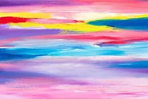 Images Dated 25th March 2021: Beautiful abstract painting background as part of your design