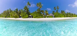 Beautiful beach landscape. Summer holiday and vacation concept. Inspirational tropical beach. Beach background banner