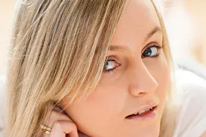 Glance Prints: Beautiful blonde teenage girl, 16 years