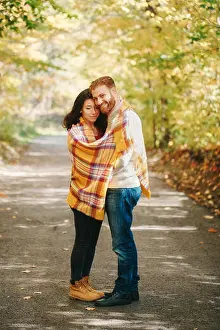 Heterosexual Prints: Beautiful couple man woman in love