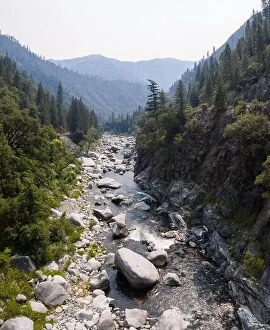 Aerial Landscape Collection: The beautiful Feather River, a tributary to the Sacramento River