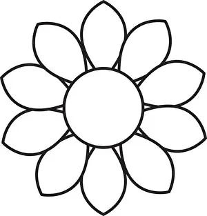 Florist Prints: beautiful flower drawing monochrome