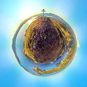 360 Degree View Prints: Beautiful futuristic panoramic (360 spherical panorama little planet)