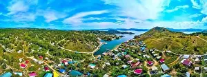 360 Degree View Prints: Beautiful futuristic panoramic (360 spherical panorama little planet)