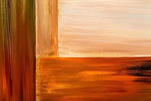 Fluid Art Prints: Beautiful geometrical painting texture in a gentle tone