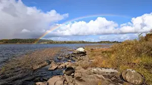Water Sky Prints: Beautiful lakeside landscape scenery