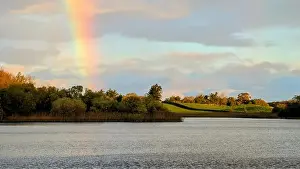 Water Sky Prints: Beautiful lakeside landscape scenery