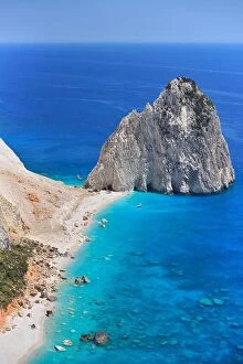 Images Dated 28th June 2019: Beautiful lanscape of Ionian Sea from Keri, Zakinthos island, Greece. Vacation concept background