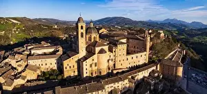 Urbino Prints: One of the most beautiful medieval towns of Italy - Urbino in Marche region